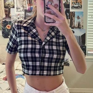 Cropped Button Up